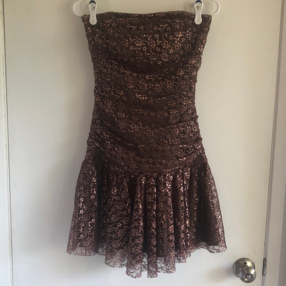 Betsy Johnson strapless dress